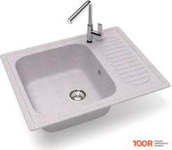 Кухонная мойка Glanz J15 (СВЕТЛО-СЕРЫЙ МАТОВЫЙ) (360404)