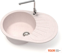 Кухонная мойка Glanz J111 (БЕЖЕВЫЙ МАТОВЫЙ) (360380)