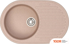 Кухонная мойка Glanz J11 (КАРАМЕЛЬ МАТОВЫЙ) (360362)