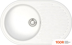 Кухонная мойка Glanz J11 (БЕЛЫЙ МАТОВЫЙ) (360361)