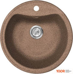 Кухонная мойка Fosto КМД 50 К (330 ОРЕХОВАЯ КАРАМЕЛЬ) (360335)