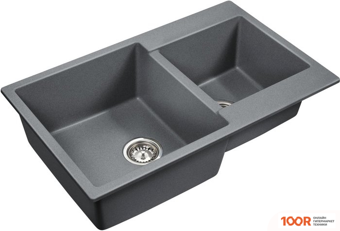 Кухонная мойка Emar EMQ-2800.Q (АНТРАЦИТ) (360254)