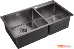 Кухонная мойка Emar EMB-210 PVD NANO DARK (360154)