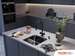 Кухонная мойка Emar EMB-127A PVD NANO DARK (360135)