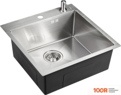 Кухонная мойка Emar EMB-117A PVD NANO SATINE (360119)
