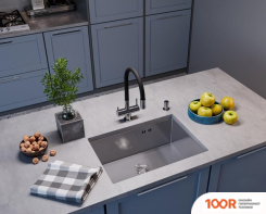 Кухонная мойка Emar EMB-114 PVD NANO SATINE (360107)