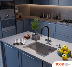 Кухонная мойка Emar EMB-114 PVD NANO SATINE (360107)