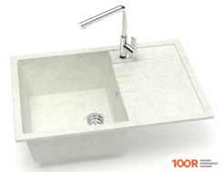 Кухонная мойка Elmar M-07M (БЕЛЫЙ ГРАНИТ Q15) (360015)
