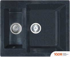 Кухонная мойка AlfaSun ФУДЗИЯМА (ЧЕРНЫЙ ОБСИДИАН) (359846)