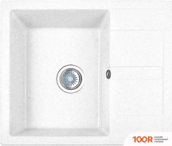 Кухонная мойка AlfaSun БАТУР (БЕЛЫЙ МРАМОР) (359812)