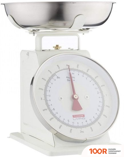 Кухонные весы Typhoon LIVING 1400.148V (КРЕМОВЫЙ) (359729)