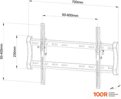 Кронштейн Vivanco BTI 6060 (359474)