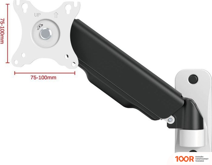Кронштейн UniTeki FMG120 (ЧЕРНЫЙ/БЕЛЫЙ) (359426)