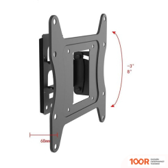 Кронштейн UniTeki FM1801 (ЧЕРНЫЙ) (359421)