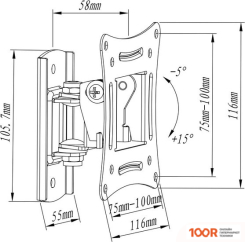 Кронштейн Metaldesign MD 3303 (359251)