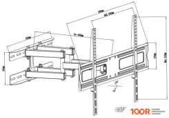 Кронштейн Maclean MC-762 (ЧЕРНЫЙ) (359204)