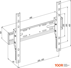 Кронштейн KSL WMO-6241N (ЧЕРНЫЙ) (359143)