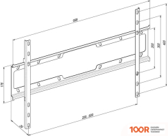 Кронштейн KSL 68EP (ЧЕРНЫЙ) (359136)