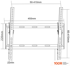 Кронштейн iTech P4T (ЧЕРНЫЙ) (359105)