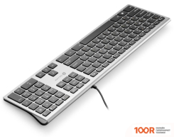 Клавиатура Оклик 890S (СЕРЕБРИСТЫЙ) (354903)