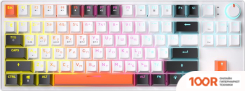 Клавиатура JEGG ZA87 PRO WHITE BLACK ORANGE (TNT YELLOW) (354857)