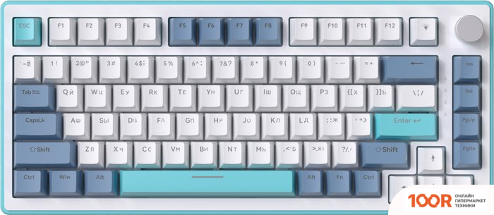 Клавиатура JEGG ZA82 WHITE NAVY BLUE (OUTEMU ORANGE) (354856)