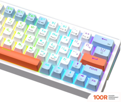 Клавиатура JEGG ZA63 PRO WHITE BLUE ORANGE (TNT YELLOW) (354855)