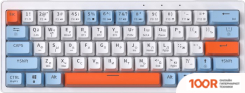 Клавиатура JEGG ZA63 PRO WHITE BLUE ORANGE (TNT YELLOW) (354855)