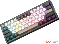 Клавиатура JEGG ZA61 WHITE BLACK BROWN (TNT YELLOW) (354853)