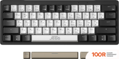 Клавиатура JEGG ZA61 WHITE BLACK BROWN (TNT YELLOW) (354853)
