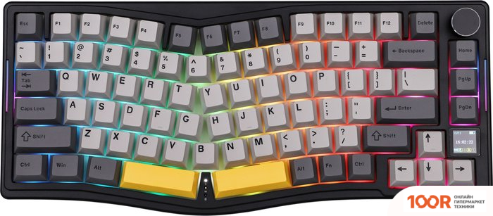 Клавиатура Ajazz AKS075 (СЕРЫЙ, AJAZZ GIFT) (354851)