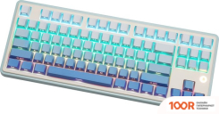 Клавиатура Ajazz AK870 WITHOUT SCREEN (БЕЛЫЙ/ГОЛУБОЙ, AJAZZ FLYING FISH) (354848)