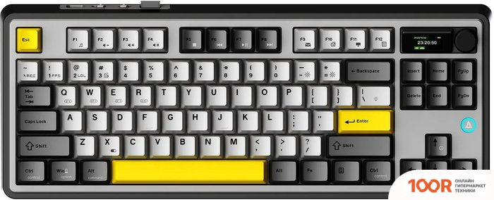 Клавиатура Ajazz AK870 (СЕРЫЙ, MAGNETIC SWITCHES) (354847)