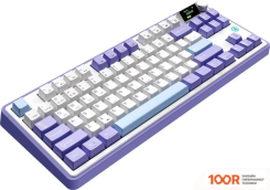 Клавиатура Ajazz AK870 (БЕЛЫЙ/ФИОЛЕТОВЫЙ, MAGNETIC SWITCHES) (354846)