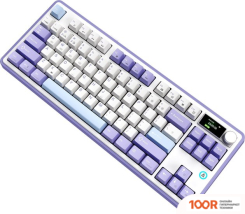 Клавиатура Ajazz AK870 (БЕЛЫЙ/ФИОЛЕТОВЫЙ, MAGNETIC SWITCHES) (354846)