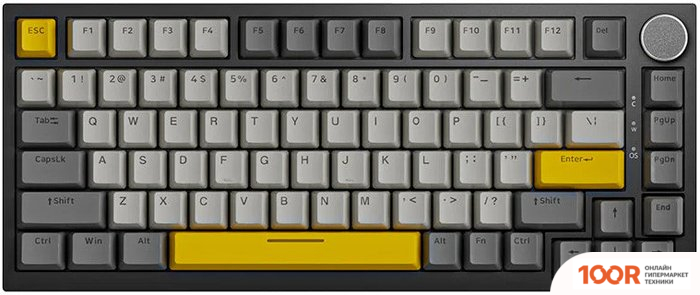 Клавиатура Ajazz AK820 (СЕРЫЙ, AJAZZ MOON) (354838)