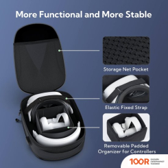 Zyber WATERPROOF HARD SHELL VR CASE WITH USB CHARGING PORT (354373)