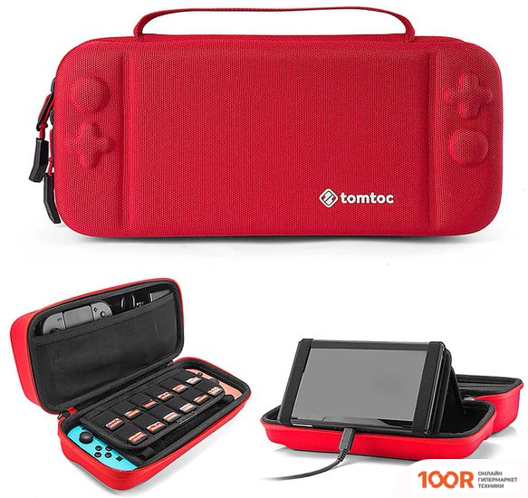 Tomtoc TRAVEL CASE ДЛЯ NINTENDO SWITCH (КРАСНЫЙ) (354348)