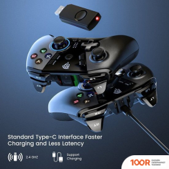 EasySMX ESM-9110 (ЧЕРНЫЙ/С ПРИНТОМ, БЕЗ ПОДСТАВКИ ДЛЯ СМАРТФОНА) (354220)