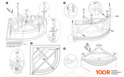 Душевой поддон Метакам CLASSIC V 80X80 АПS_013320 (ЗАКРУГЛЕННЫЙ) (349228)