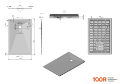 Душевой поддон Vincea VST-4SR9014A 140X90 (349207)