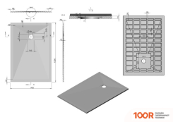 Душевой поддон Vincea VST-4SR9013W 130X90 (349206)