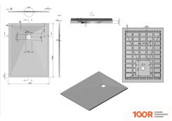 Душевой поддон Vincea VST-4SR9012A 120X90 (349202)