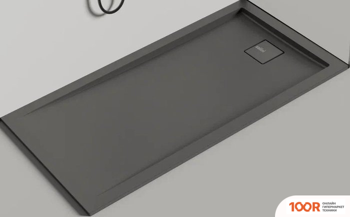 Душевой поддон Salini CAPRI 150X80 (S-SENSE, ГАЛЕЧНЫЙ СЕРЫЙ МАТОВЫЙ) (349123)