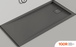 Душевой поддон Salini CAPRI 150X80 (S-SENSE, ГАЛЕЧНЫЙ СЕРЫЙ МАТОВЫЙ) (349123)