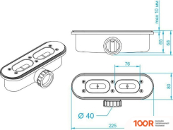 Душевой поддон RGW STL-W 16211099-01 90X90 (349061)