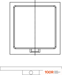 Душевой поддон RGW STA-01W 90X90 (349017)