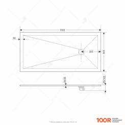 Душевой поддон RGW ST-CO 16152810-10 80X100 (348982)
