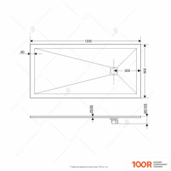 Душевой поддон RGW ST-0129W 16152912-01 90X120 (348956)