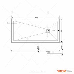 Душевой поддон RGW ST-0127W 152712-01 70X120 (348954)